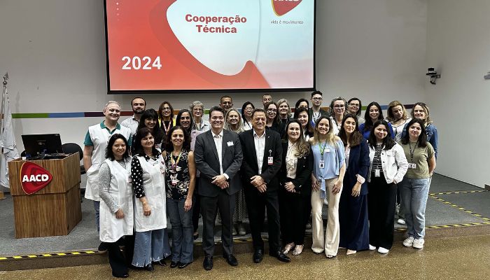  Cooperação técnica: equipe da Saúde do Paraná faz treinamento na AACD em São Paulo